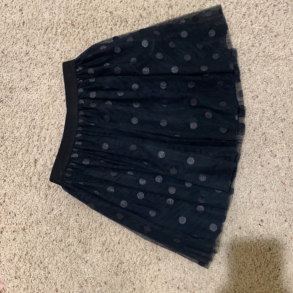 Black tulle skirt